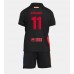 Maillot de foot Barcelona Raphinha Belloli #11 Extérieur vêtements enfant 2024-25 Manches Courtes (+ pantalon court)